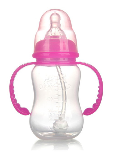 豆豆我180ml標口帶柄PP奶瓶