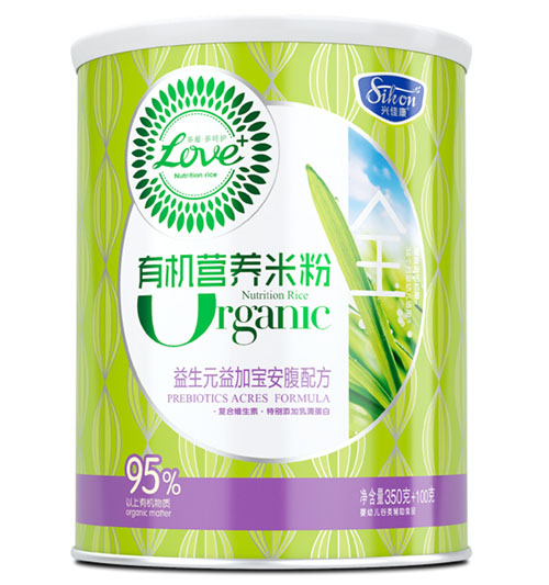 興佳康愛+益生元益加寶安腹有機米粉