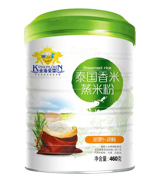 金盾愛嬰胡蘿卜潤(rùn)暢泰國(guó)香米蒸米粉