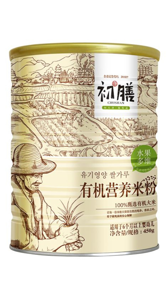 初膳有機(jī)營(yíng)養(yǎng)米粉水果多維聽(tīng)裝