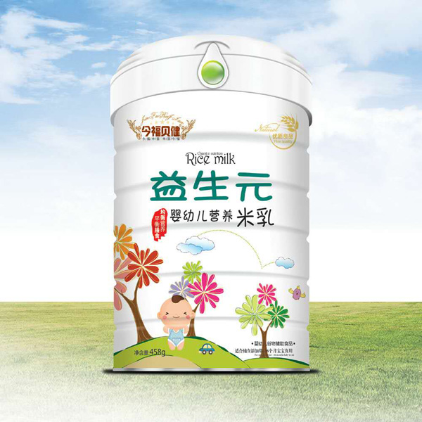 今福貝健嬰幼兒營養(yǎng)米乳聽裝(益生元)