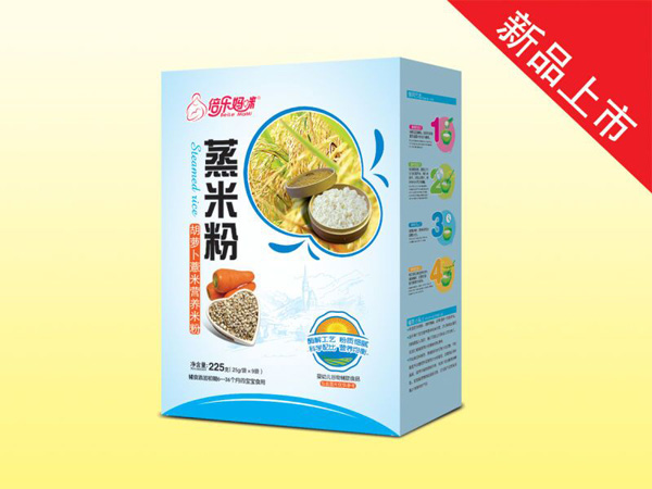 倍樂(lè)媽咪蒸米粉盒裝225克(胡蘿卜薏米)