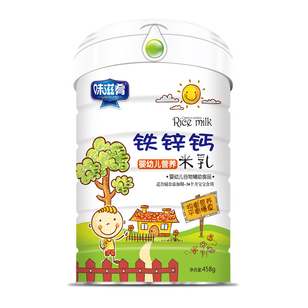 味滋肴嬰幼兒營養(yǎng)米乳罐裝-鐵鋅鈣
