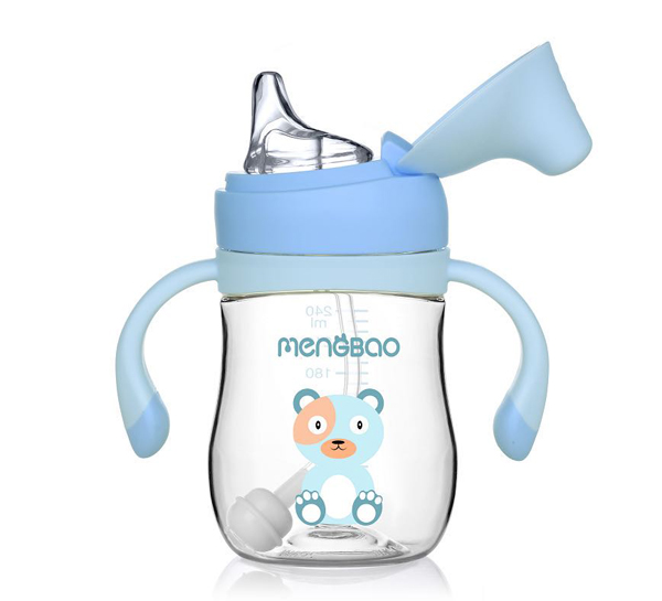 盟寶北極熊鴨嘴杯 藍色