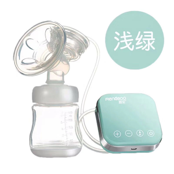 盟寶電動(dòng)吸奶器 淺綠色