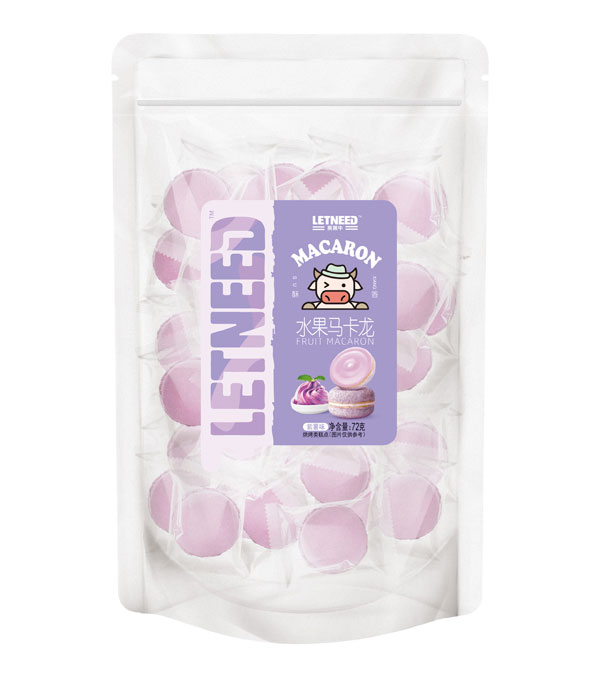 萊萊牛水果馬卡龍-紫薯味