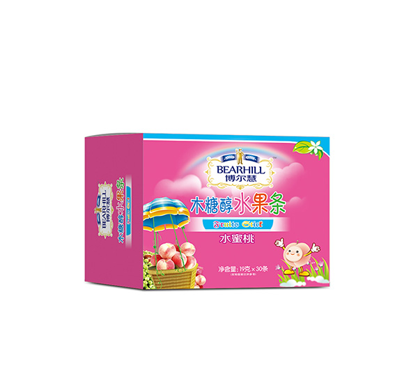 博爾慧木糖醇水果條 水蜜桃