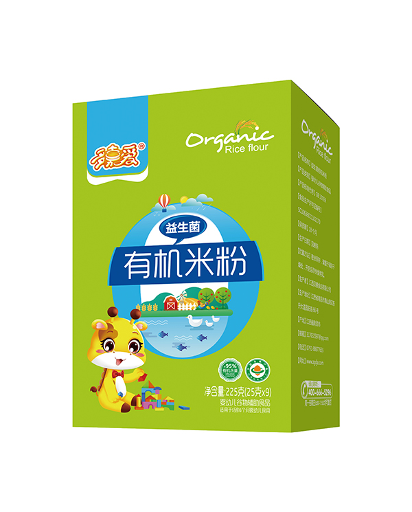 多嘉愛(ài)有機(jī)米粉盒裝 益生菌