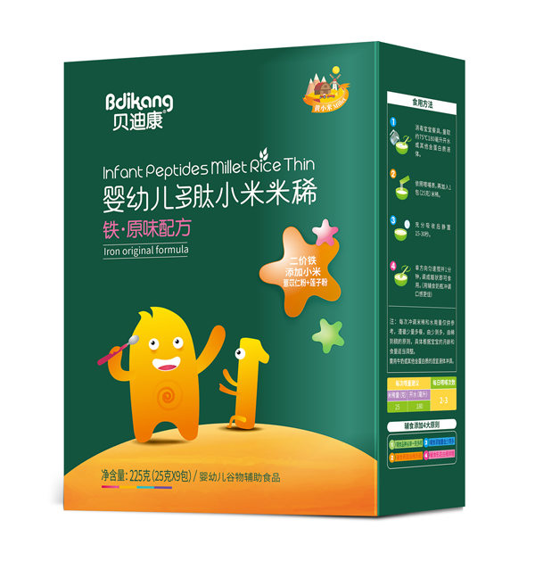 貝迪康多肽小米米稀 鐵原味配方 盒裝