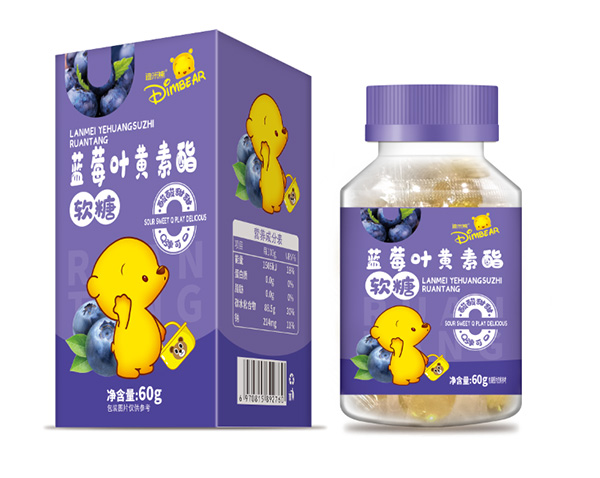 迪米熊藍莓葉黃素酯軟糖