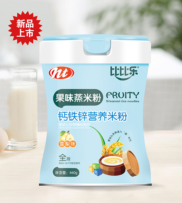 比比樂(lè)鈣鐵鋅果味蒸米粉 聽(tīng)裝