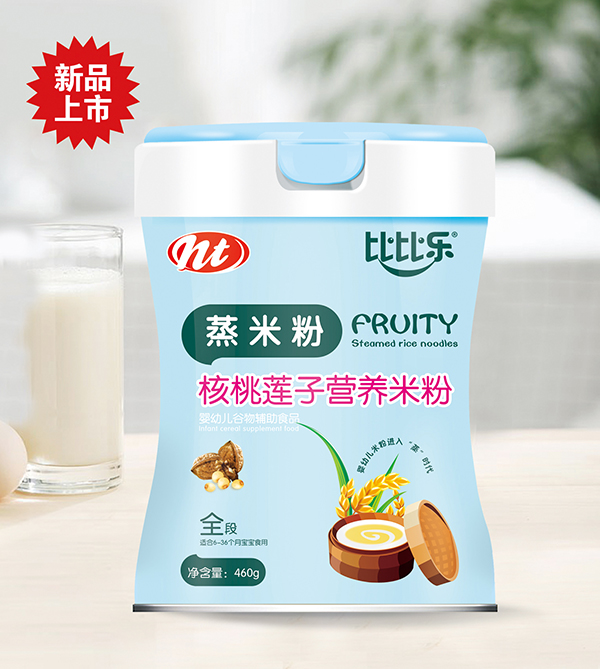 比比樂(lè)核桃蓮子果味蒸米粉 聽(tīng)裝