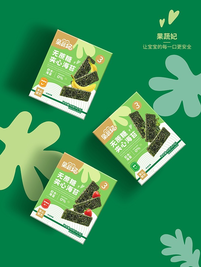 果蔬妃無(wú)蔗糖夾心海苔