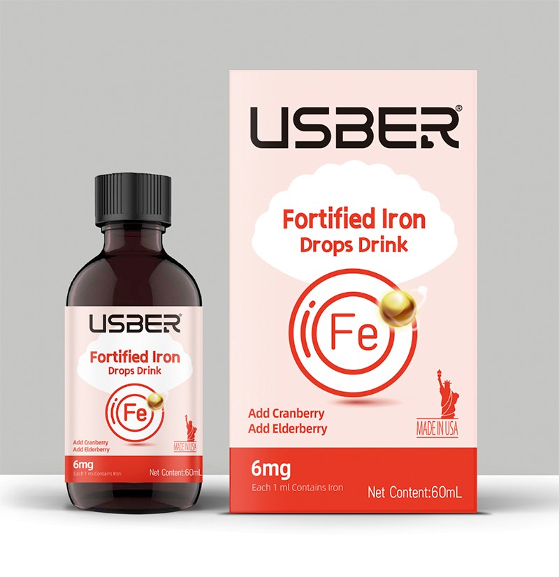 優(yōu)適貝強化鐵滴液飲品