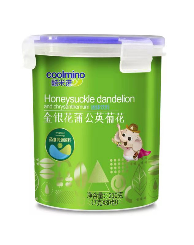 酷米諾金銀花蒲公英菊花固體飲料210克