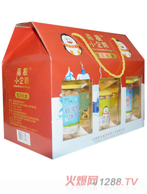 南極小企鵝餅干寶貝禮盒側面