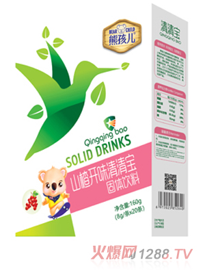 熊孩兒山楂開(kāi)味清清寶 盒裝