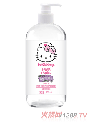 Hello Kitty初酷銀離子免洗手消毒凝膠（植物萃?。?00ml