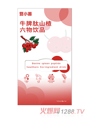 營(yíng)小善牛脾肽山楂六物飲品